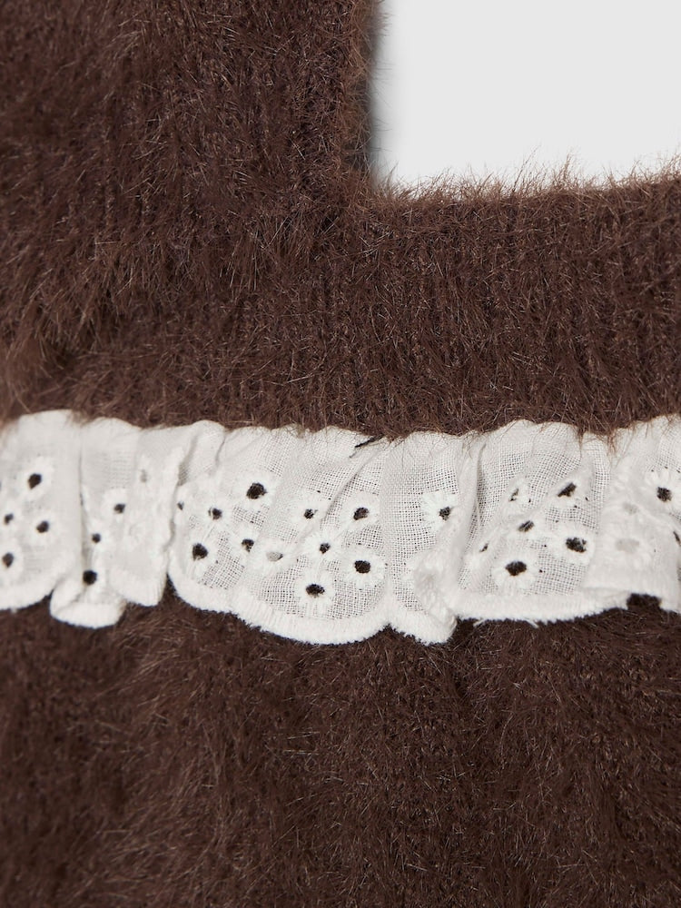 River Island Brown Swan Caridgan &amp;