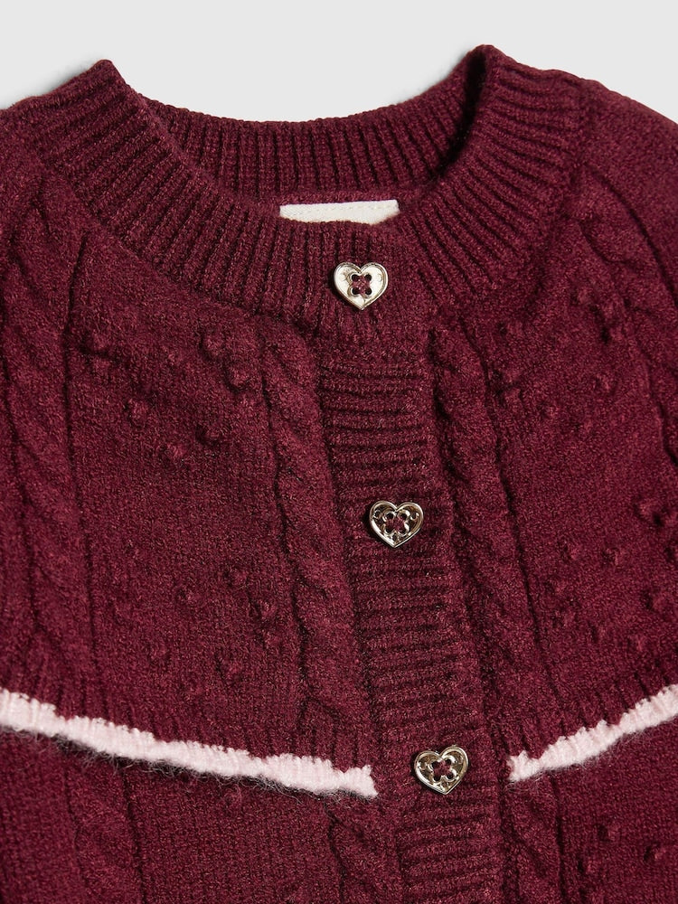 River Island Red Cape Cardigan &amp; Trousers Set