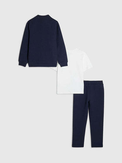 River Island Blue Bomber Jacket &amp; Joggers Set