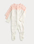 3 Pack Pure Cotton Printed Sleepsuits (0-3 Yrs) - APRICOT MIX / 12-18 Months