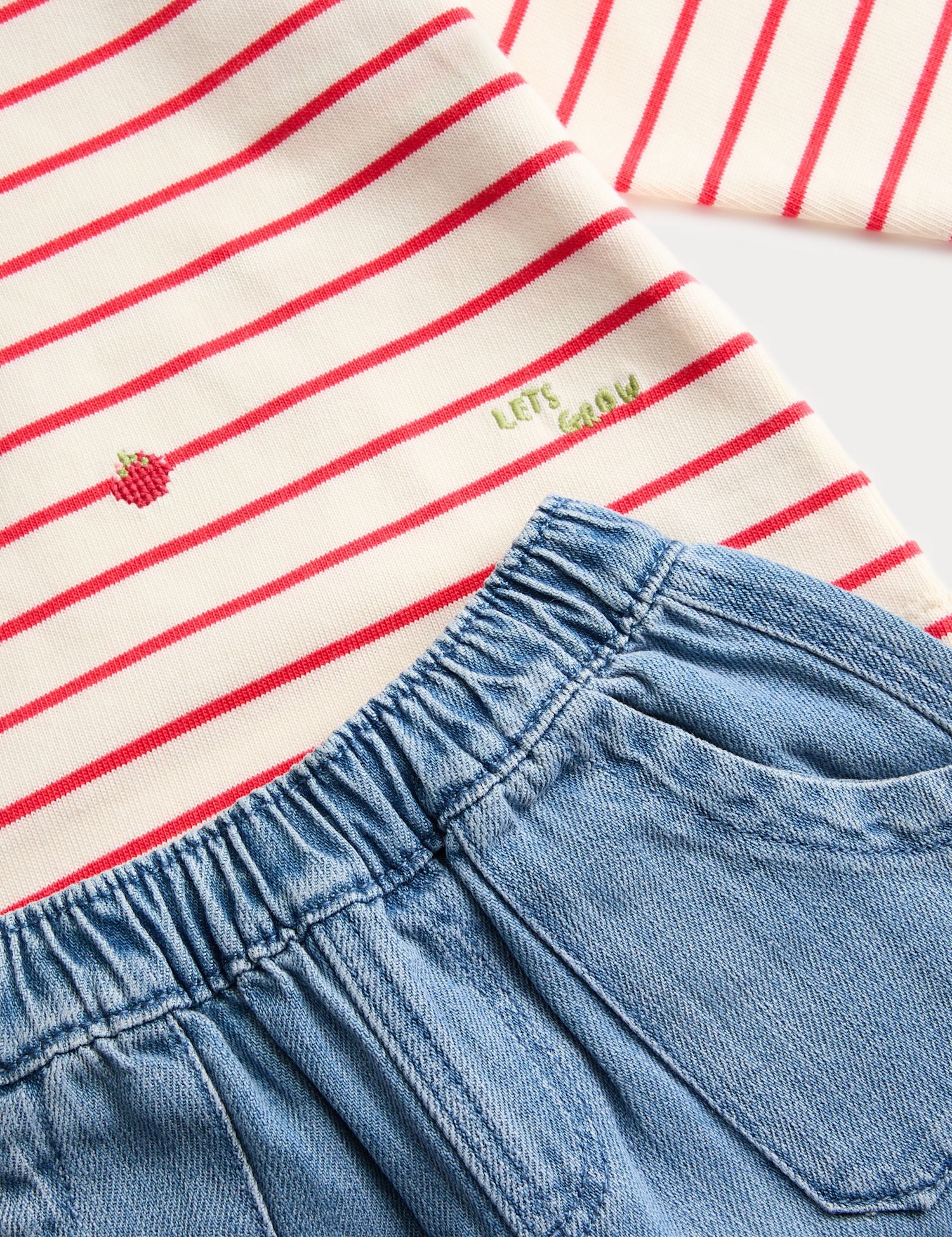 2 Piece Cotton Rich Striped Outfit (0-3 Yrs)