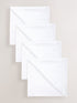 White 100% Cotton Muslin Baby Cloths 4 Pack