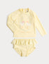 2 Piece Seagulls Swim Set (0-5 Yrs) - YELLOW / 12-18 Months