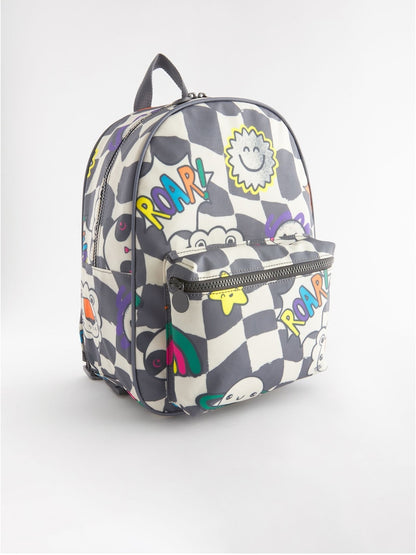 Check Fun Faces Backpack - Size One