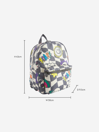 Check Fun Faces Backpack - Size One