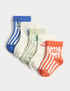 5 Pack Cotton Rich Baby Socks (7lbs-24 Mths) - ORANGE MIX / 12-24