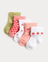 5 Pack Cotton Rich Country Crew Baby Socks - MULTI / 12-24