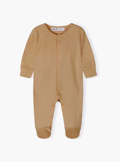 Minoti 5-Piece Long Sleeves Solid Bodysuits Set-baby-boys-clothing-nightwear-sleepsuits-image-4