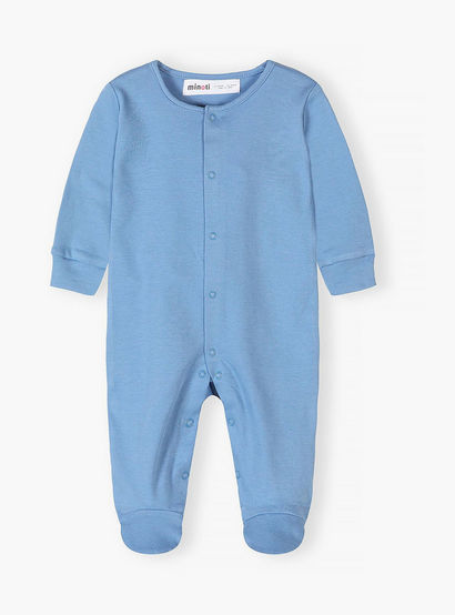 Minoti 5-Piece Long Sleeves Solid Bodysuits Set-baby-boys-clothing-nightwear-sleepsuits-image-2