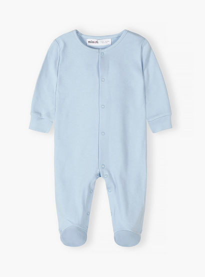 Minoti 5-Piece Long Sleeves Solid Bodysuits Set-baby-boys-clothing-nightwear-sleepsuits-image-4