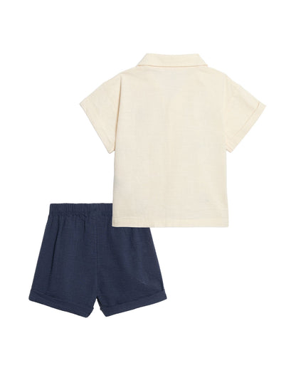 2 Piece Pure Cotton Seagull Outfit (0-5 Yrs)