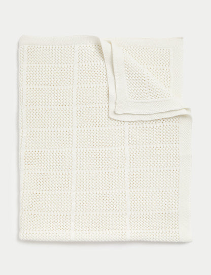 Pure Cotton Cellular Shawl