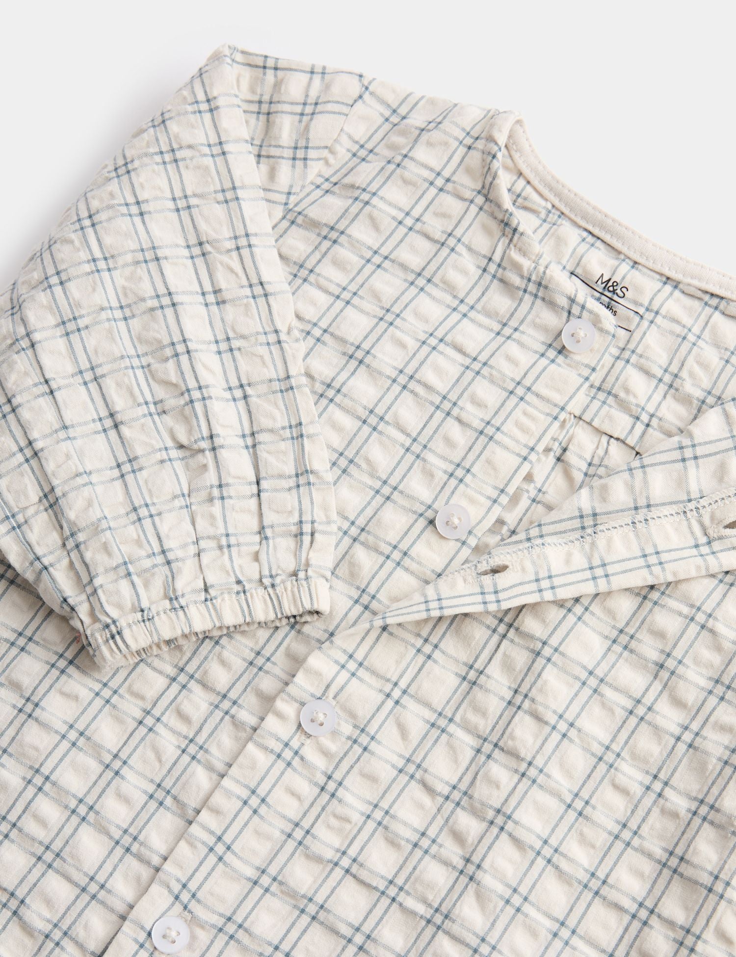 3Pc Boys Gingham Shirt With Short Outfit