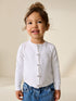 White Cardigan (3mths-10yrs) - Size 3-6 Months (62-68cm) - White