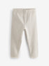 Oatmeal Cream Lace Trim Leggings (3mths-7yrs) - Size 3-6 Months (62-68cm) - Option 1