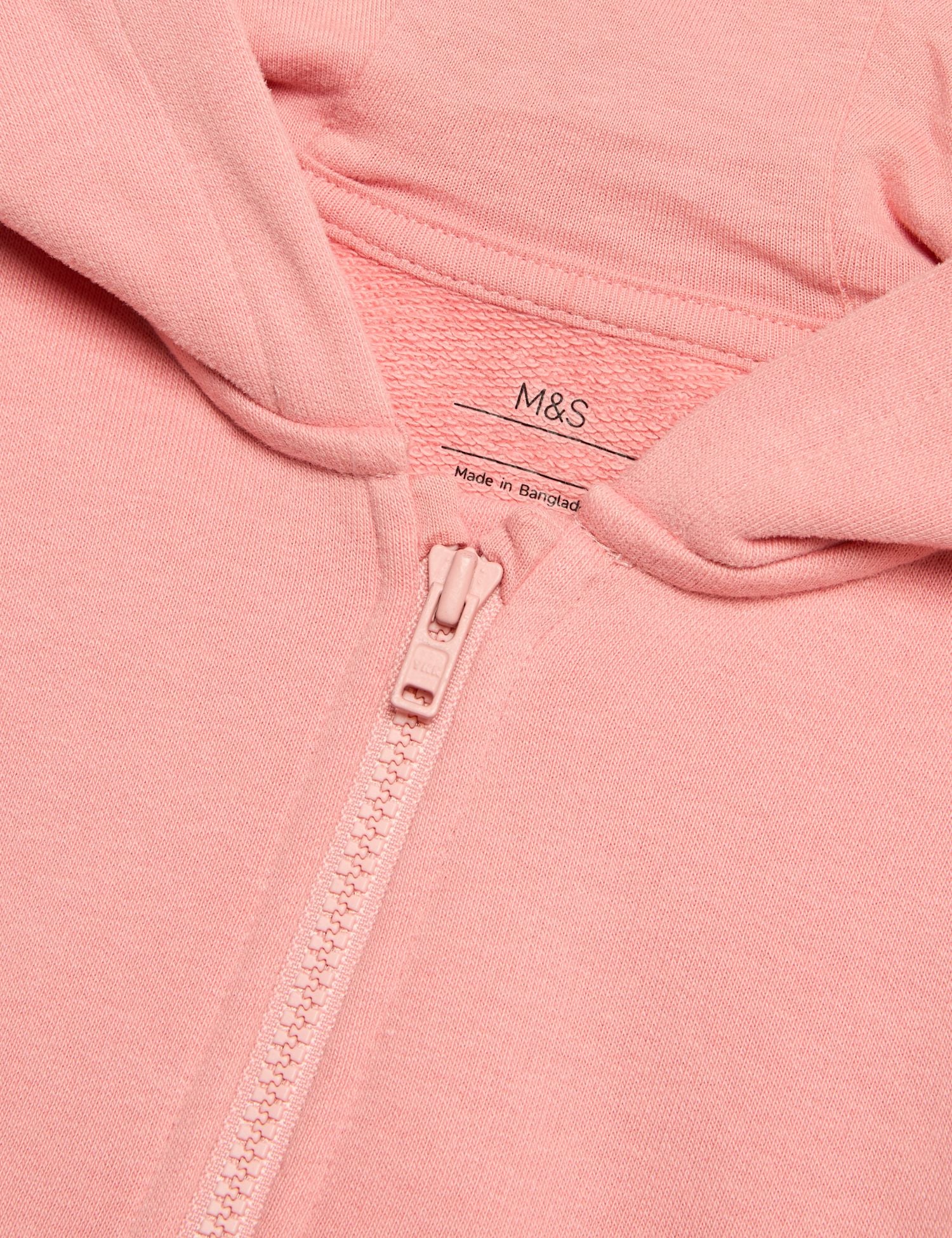 Cotton Rich Pink Zip Hoodie (0-3 Yrs)