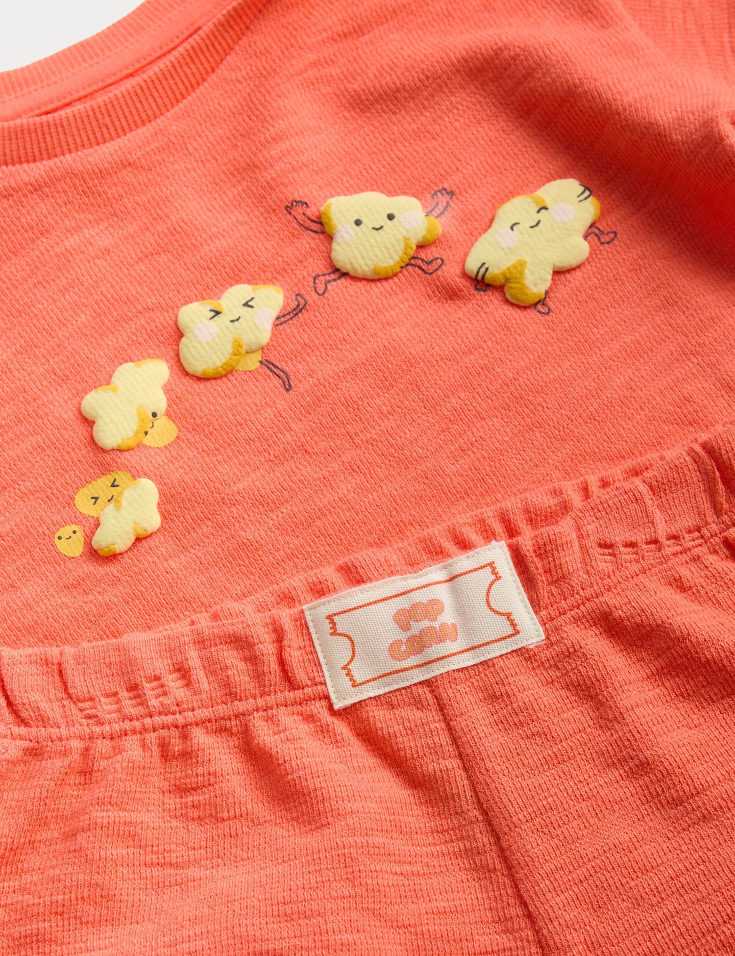 2 Piece Pure Cotton Popcorn Top &amp; Bottom Outfit (0-2 Yrs)