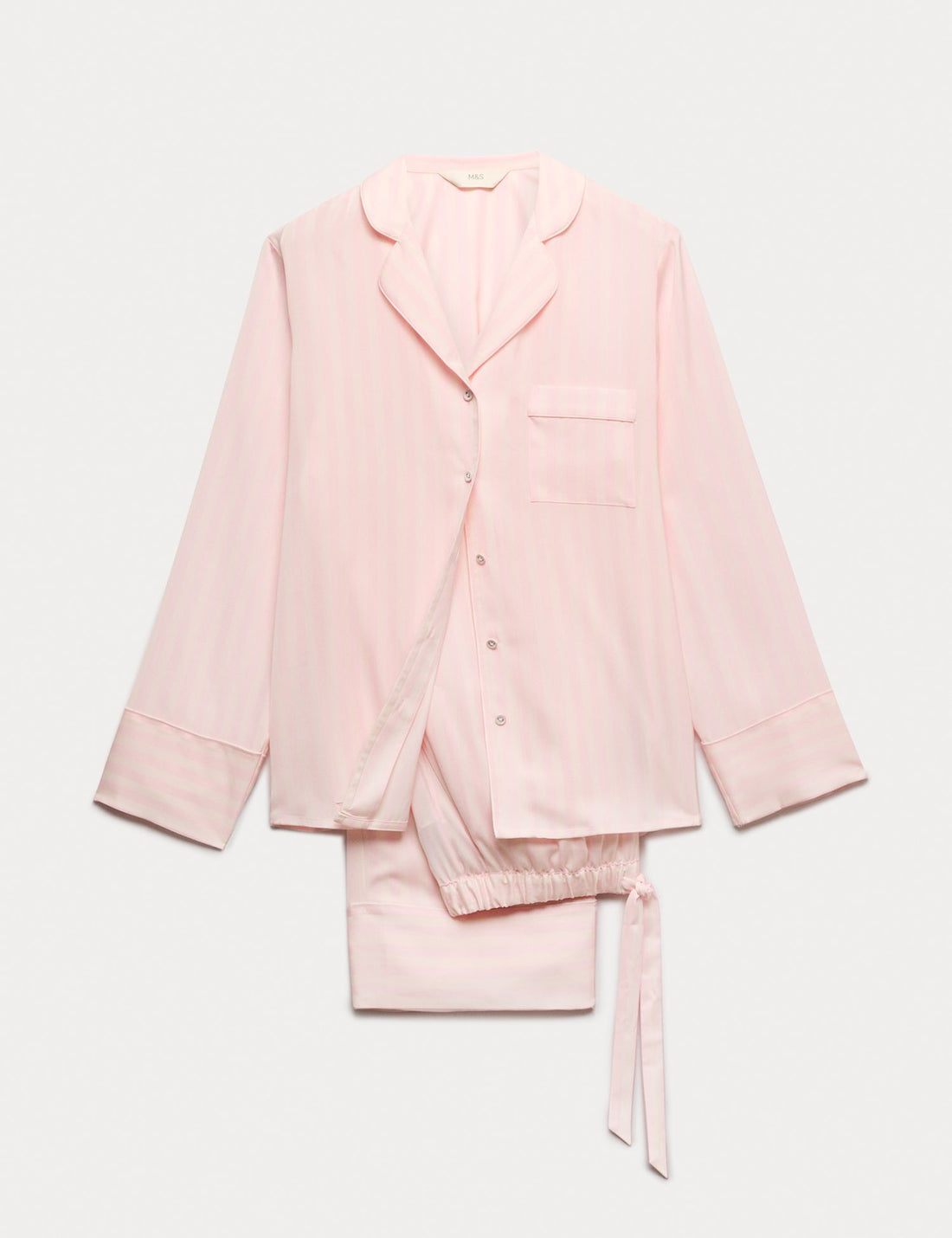 Dream Satin™ Striped Revere Pyjama Set