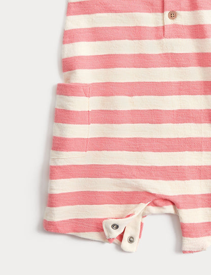 Pure Cotton Striped Romper (0-3 Yrs)