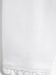 White Lace Trim Leggings (3mths-7yrs) - Size 3-6 Months (62-68cm)