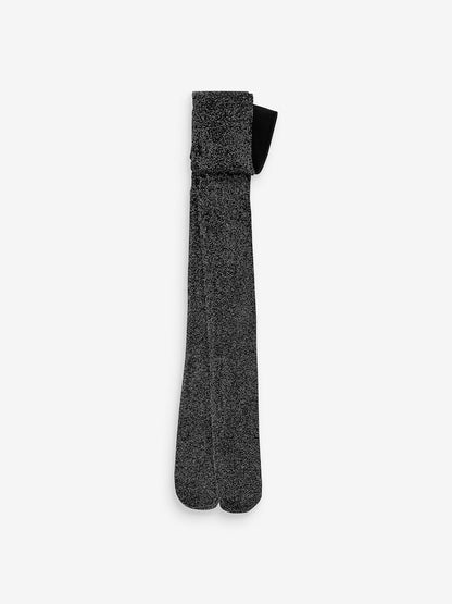 Black Sparkle Tights - Size Up To 6 Months (50 - 68cm)