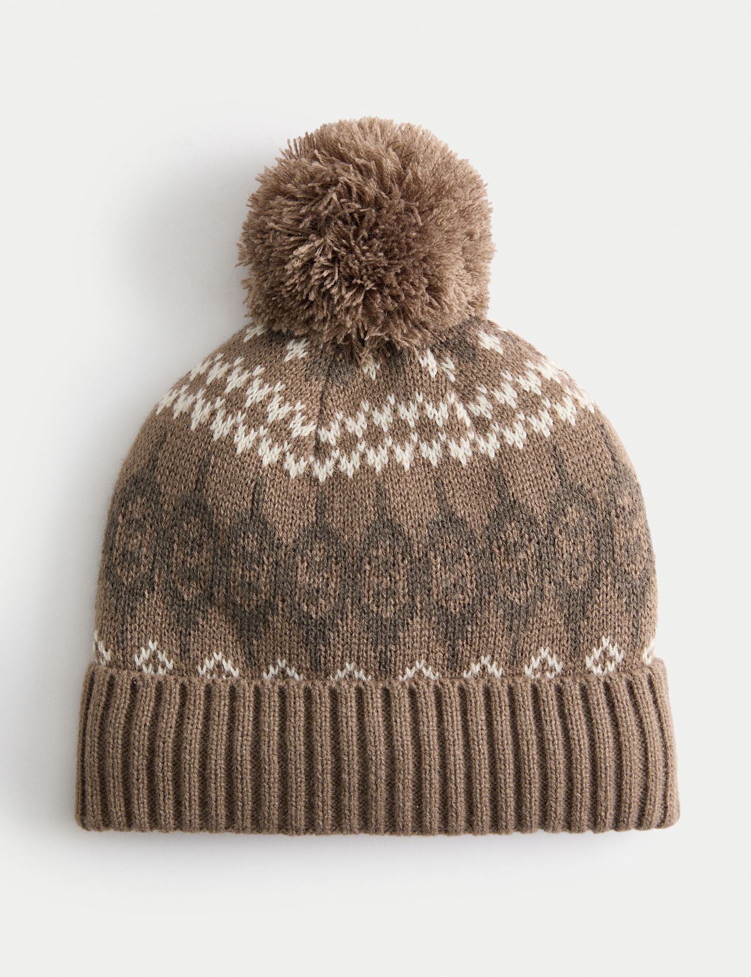 Fair Isle Beanie Hat - MOLE MIX / Small-Medium