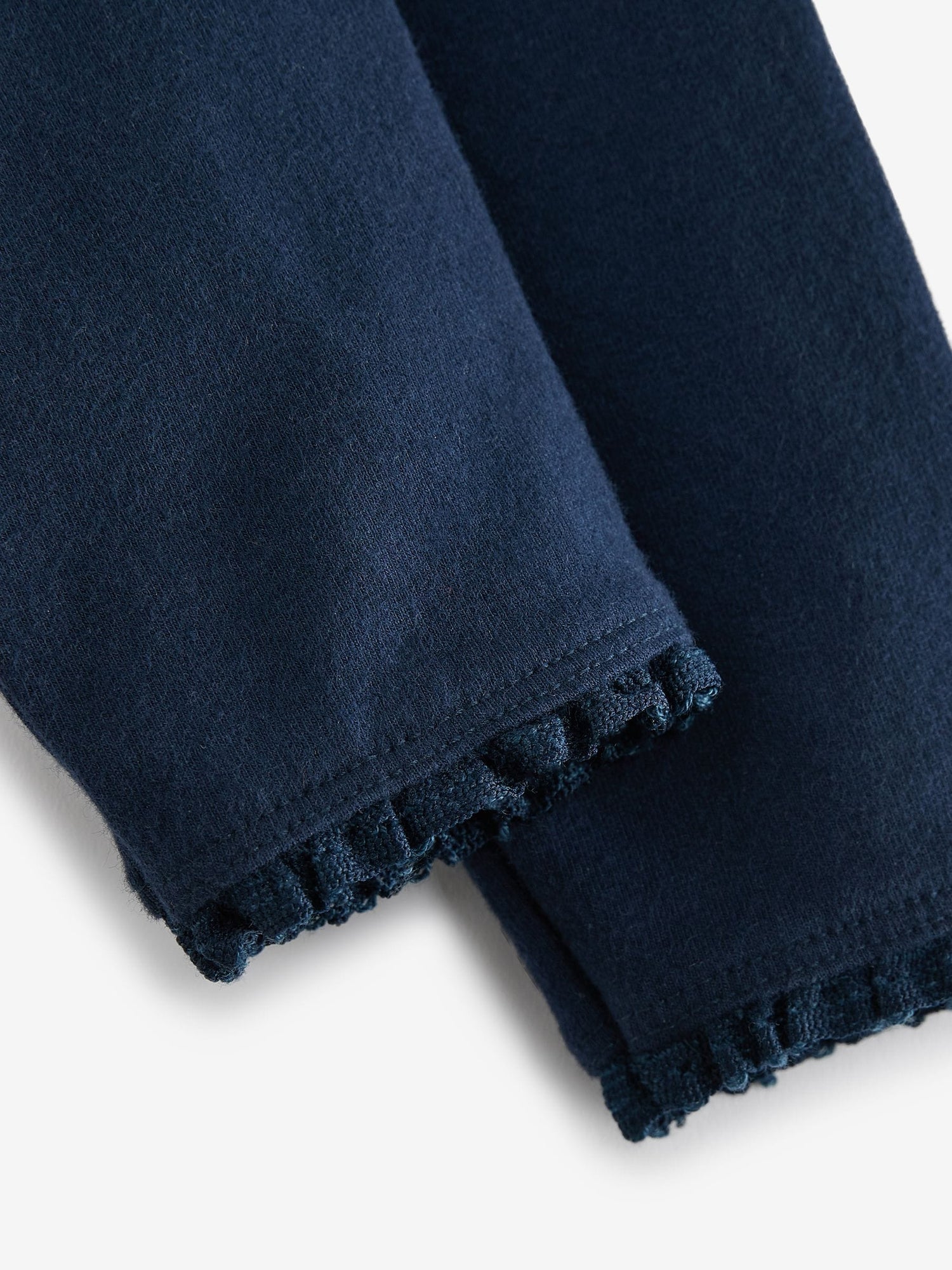Navy Blue Lace Trim Leggings (3mths-7yrs) - Size 3-6 Months (62-68cm)