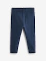 Navy Blue Lace Trim Leggings (3mths-7yrs) - Size 3-6 Months (62-68cm)