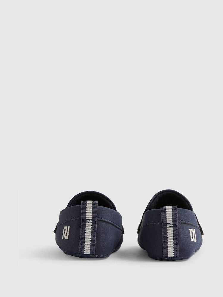 River Island Navy Smart Loafers