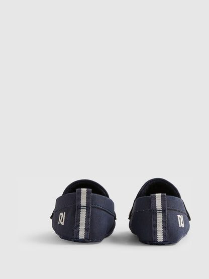 River Island Navy Smart Loafers
