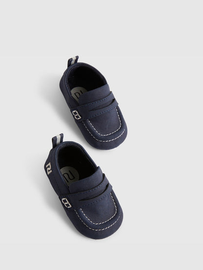 River Island Navy Smart Loafers