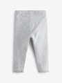 Grey Lace Trim Leggings (3mths-7yrs) - Size 3-6 Months (62-68cm)