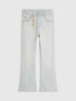 River Island Blue Light Wash Flared Jeans