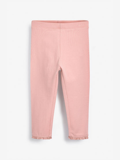 Pale Pink Lace Trim Leggings (3mths-7yrs) - Size 3-6 Months (62-68cm)