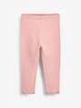 Pale Pink Lace Trim Leggings (3mths-7yrs) - Size 3-6 Months (62-68cm)