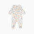 Huggies Long Sleeves Animals Printed Sleepsuit - Beige / 0-3 mths