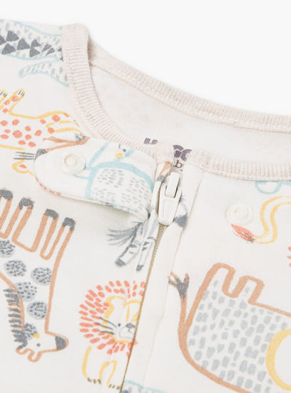 Huggies Long Sleeves Animals Printed Sleepsuit-baby-boys-clothing-nightwear-sleepsuits-image-3