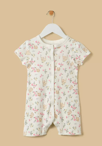 Floral Print Romper
