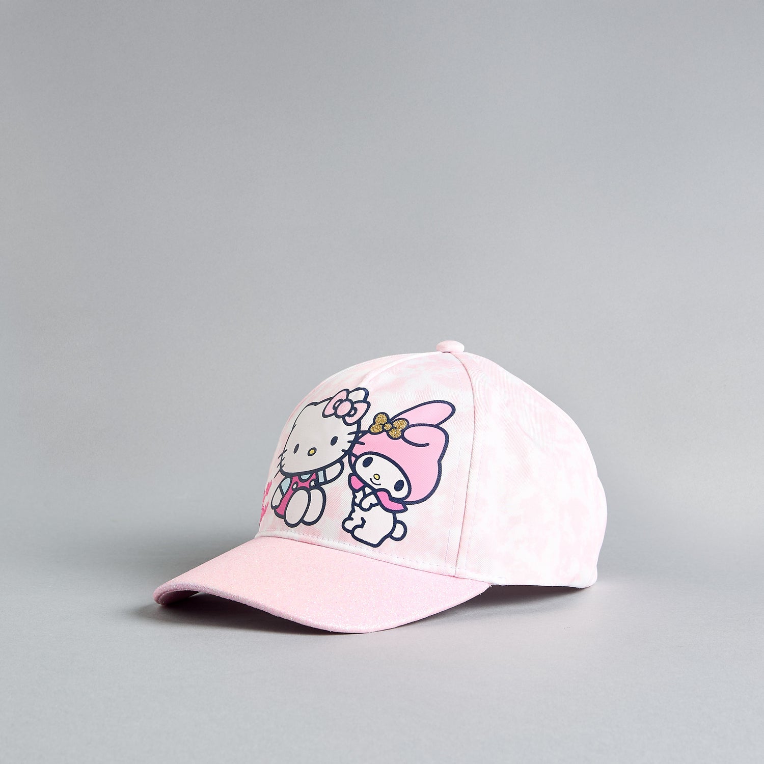 Hello Kitty Print Cap with Snap Back Closure - Pink / 1-3 yrs