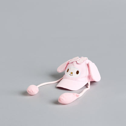 Hello Kitty Applique Cap - Pink / 1-3 yrs