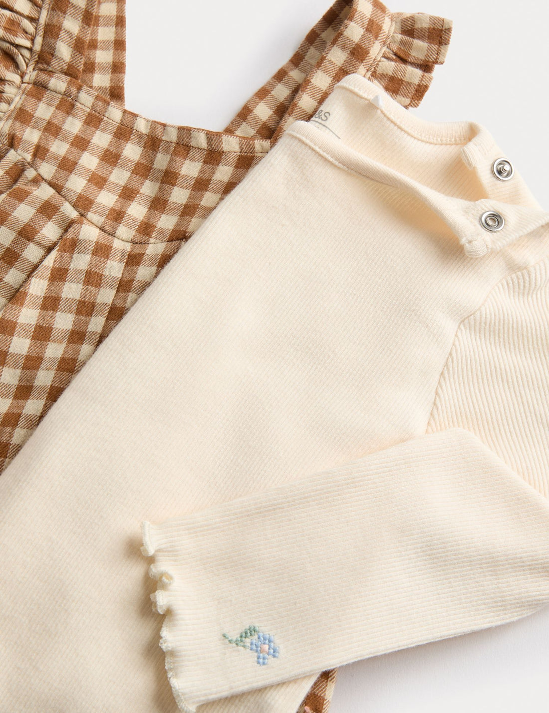 2 Piece Top &amp; Dungaree Set (0-6 Yrs)