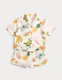 Seersucker Patterned Revere Pyjama (1-8 Yrs)