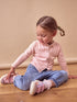 Pink Marl Cardigan (3mths-10yrs) - Size 3-6 Months (62-68cm) - Pink Marl