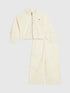 River Island Cream Lace Bomber Jacket & Joggers Set