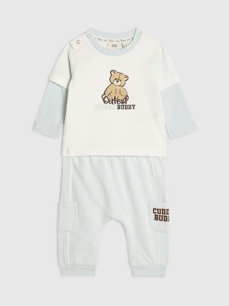 River Island Cream Cuddle Buddy