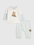 River Island Cream Cuddle Buddy Top & Joggers Set - Size Up To 3 Months (50 - 62cm) - River Island Cream Cuddle Buddy