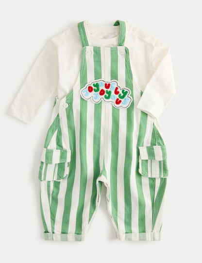 2 Piece Top &amp;amp; Bottom Outfit (0-3 Yrs) - GREEN / 12-18 Months