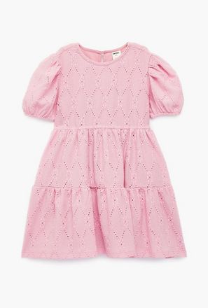 Koton Short Sleeves Layer Detailed Floral Dress