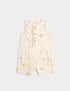 Pure Cotton Jersey Island Print Romper (0-3 Yrs) - NEUTRAL / 12-18 Months