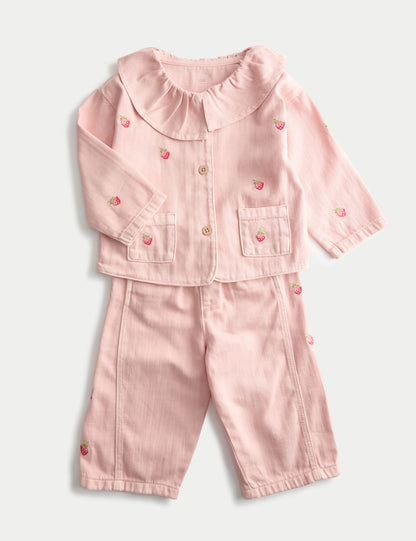 2 Piece Patterned Top &amp; Bottom Outfit (0-6 Yrs)